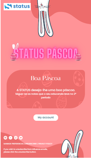 Cartaz Páscoa Escolar