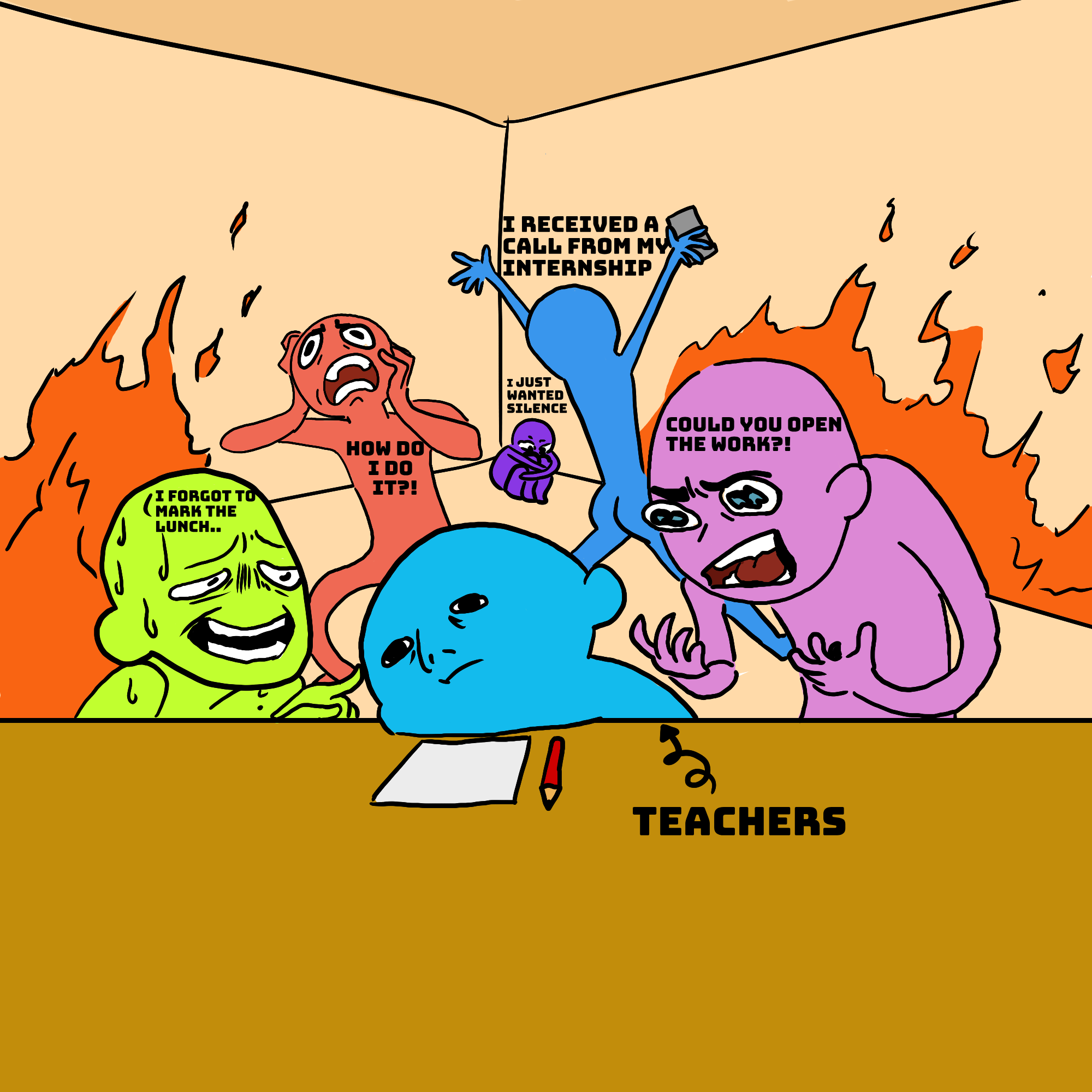 Meme Escolar em Inglês