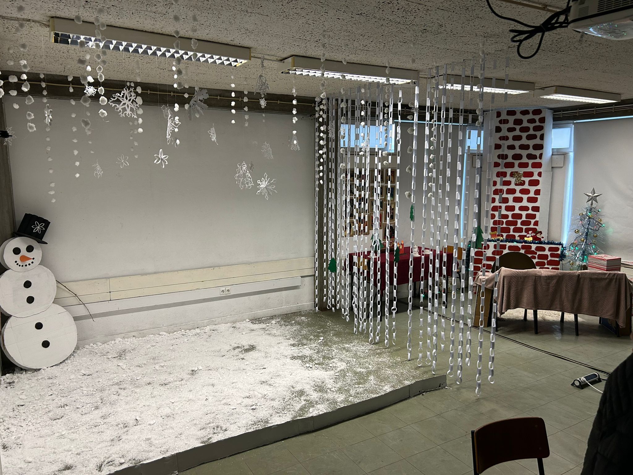 Preparação da Sala de Natal